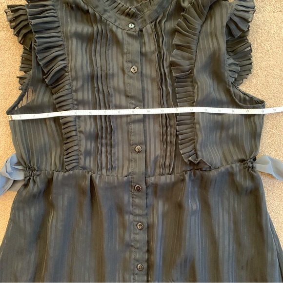 Poetry Black Ruffled Dress - Picture 4 of 8